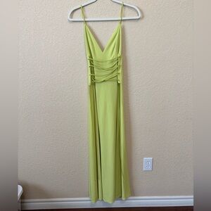 Zara | Dresses | Zara Lime Green Corset Dress Size Medium | Poshmark